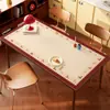 Mantel Individual de Comedor Estilo Medieval, Impermeable, Resistente al Aceite, No Lavable, Resistente al Calor, Mantel para Mesa de Café, Lujo Ligero Retro, Sensación de Alta Gama, Protector de Mesa