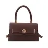 Bolsas Casuais da Moda 2026 Nova Grande Capacidade Estilo Coreano Retrô Bolsa de Ombro Simples Casual Crossbody Pequena Bolsa Quadrada para Mulheres