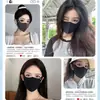 Máscara Solar Sin Costuras de Hilo Original para Mujer, Anti-UV, Piel de Hielo, Cobertura Completa del Rostro, Esquinas de los Ojos, Verano, Ligera y Transpirable