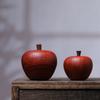 Talla en Madera de Palosanto Rojo de Alta Venta de Caquis y Varias Frutas en la Zona Turística, Recuerdos de Viaje, Regalos Culturales