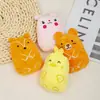 Juguete de Gato de Dibujos Animados para Autoestimulación, Muñeco Animal de Papel Ruidoso, Molienda de Dientes, Resistencia a la Mordida, Gato Divertido, Juguete de Gato Lindo, Suministros para Mascotas