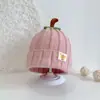 Gorro de bebé con diseño de nariz de oso, gorro tejido lindo de invierno para niños y niñas, gorro cálido para bebés y niños pequeños