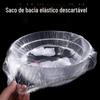 Saco descartável para lavatório, saco para bacia de beleza, elástico espessado, capa para lavatório de lavar o rosto, saco plástico, salão de beleza