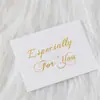 Bendición Bronceada Tarjeta de Felicitación Pequeña Navidad Año Nuevo Flores Tarjeta de Mensaje Regalo de Agradecimiento Tarjeta Pequeña Tarjeta de Felicitación Creativa
