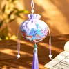 Sache de Cordão com Borla Estilo Chinês Atacado Ornamento para Pendurar no Carro Acessórios Hanfu Lembrança de Evento do Festival do Meio Outono Sache de Bolsa de Brocado