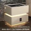 Mesa de noche flotante de lujo ligero con luz sensor, carga inalámbrica, cerradura de contraseña multifunción, mueble de almacenamiento para dormitorio principal de celebridad de internet, estilo nuevo