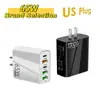 Carregador de Celular Novo Produto Transfronteiriço Pd65W 2Pd+3Usb Adaptador de Carregamento Rápido Multi-Porta Adequado para Carregadores Apple Atacado