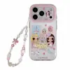 Capa de Celular Fofa Desenho Animado Bolo Xiaoyu Maçã 17Promax Adequada para 16Pro Furo Fino Camada Dupla 15Pro Novo Modelo