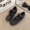 Zapatos planos Mary Jane de estilo coreano para mujer que aumentan la altura, nueva colección otoño 2026, zapatos de noche increíblemente elegantes, bailarinas y mocasines