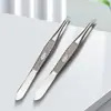 Pinzas para cejas Fangling A15A-A15B pinzas para cejas de acero inoxidable pinzas para cejas herramientas planas oblicuas para recortar cejas venta al por mayor generación