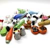 Portalápices de cerámica de estilo japonés para verduras y frutas, miniportapinceles, para gatitos, pequeños adornos artísticos creativos.