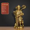 Estátua de Buda Bodhisattva Protetor Weituo de Cobre Fuyoulin para Adoração e Decoração Doméstica