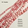 Duas cores rosa branco jade persa natural contas soltas contas material diy acessórios pulseira colar brincos corrente de celular