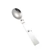 Aço Inoxidável 304 Dobrável Colher 70% de Desconto Estilos Colher e Garfo com Caixa Viagem Outdoor Piquenique Utensílios de Mesa Portátil Fabricante