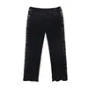 Camiseta Corta de Encaje Elegante Estilo Europeo y Americano Transfronterizo 2026 Nueva Moda para Mujer 1165153 Leggings 1165154