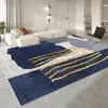 Alfombrilla de suelo para sofá estilo crema de alta gama, Alfombra antideslizante para dormitorio junto a la cama, Alfombra de mesa de centro de lujo ligero, Alfombra de sala de estar
