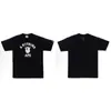 Suministro Mayorista Transfronterizo de Marca de Moda, Dropshipping de Comercio Exterior, Camiseta de Manga Corta Pesada Bape Cabeza de Mono Tiburón 230g 30