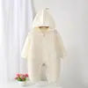 Nuevo Estilo Primavera y Otoño para Bebés y Niños Pequeños, Niños y Niñas, Conjunto de Dos Piezas de Peto con Capucha, Ropa Deportiva Casual de Doble Capa con Mangas Largas para Salir