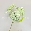 2025 Nova Grande Folha Colorida 3D Plantas Verdes Artificiais Sala de Estar Quarto Planta Decorativa em Vaso Fabricantes Atacado