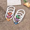 Exportação Transfronteiriça Europeia e Americana Novo Estilo Boêmio Colorido Argila Macia Verão Pequena Flor Fresca Pulseiras Empilhadas para Mulheres