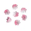 Hada Flor de Lirio del Valle de Vidrio Gradiente Flor Colorida Tapa Colgante para Joyería Hecha a Mano DIY Accesorios Colgante Pendientes Collar Materiales para Cuentas
