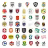 48 pegatinas de graffiti de dibujos animados con logos de equipos de la Copa del Mundo para decoración transfronteriza de refrigeradores, equipaje, botellas de agua y automóviles, al por mayor