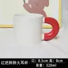 Taza Gordita Taza de Cerámica Nicho Simple Asa Grande de Oreja Taza de Agua de Cerámica Hecha a Medida LOGOTIPO Regalo de Hotel