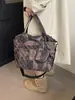 Bolso de Mano de Cuadros de Moda para Mujer 2025 Nuevo Bolso de Hombro Cruzado de Gran Capacidad para Viajar Debajo del Brazo