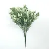 Pacotes de Plantas Verdes Artificiais à Prova de Chamas para Paredes Externas, Decoração Floral, Bambu Nandina de Engenharia Resistente ao Fogo