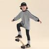 Sudadera de manga larga para niña Ropa de primavera Tallas mediana y grande Estilo infantil Cuello redondo Sudadera estilo coreano Moda infantil Suéter holgado