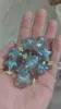 Pulseira com Pingente Estrela de Cinco Pontas Nuvem Banho de Ouro Real Beleza de Gelo Chaveiro Corrente para Celular Material de Acessórios DIY Atacado