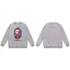 Suministro al por mayor de sudadera con cuello redondo de peso pesado de marca de moda de comercio exterior BAPE cabeza de mono, chaqueta de manga larga de tiburón, 13 sudaderas para hombre