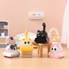 Figurinha de Animal de Estimação Fofa de Desenho Animado Tendência Queimador de Incenso de Gato Caixa Surpresa Ornamento de Aromaterapia Criativo para Desktop Pequeno Presente
