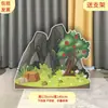 Tablero KT escenario escena de bosque árbol grande utilería de actuación casa maqueta de sketch infantil tablero de fondo