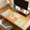 Mouse Pad de Pano Jiaji Estilo Americano Fresco, Tapete de Mesa Antiderrapante para Computador Extra Grande, Tapete de Proteção de Superfície de Mesa de Escritório