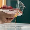Caixa de armazenamento para alimentos congelados de plástico transparente para geladeira, com escorredor, para vegetais crocantes, novo fabricante