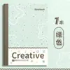 Se puede equipar con un archivador de anillas, cuaderno delgado B5 de lunares, cuaderno de hojas sueltas A5, bloc de notas horizontal rayado desprendible para estudiantes de secundaria