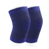 Rodilleras deportivas de fábrica, para baloncesto, fútbol, fitness, absorbentes del sudor, cálidas, de punto, transpirables, venta al por mayor.
