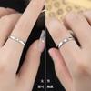Anillo simple de autodisciplina anillo para el cuerpo de mujer anillo de comida alta calidad lujo ligero 2025 nueva explosión individual unisex regalo Tanabata
