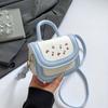 Minibolsa Feminina Nova Popular Fofa Desenho Animado Sofisticada Bolsa Transversal Pequena Quadrada I Bolsa de Ombro Transversal para Menina