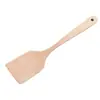 Sartén de haya sin barnizar antiadherente pala para cocinar cuchara de sopa de madera completa espátula pala de madera juego de cucharas de madera venta al por mayor de fábrica