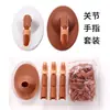 Mano Mecánica Prostética para Práctica de Uñas Artísticas de Gran Venta Transfronteriza con Dedos Articulados para que los Principiantes Practiquen Mover los Dedos, con Base