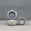 Tuerca Antiaflojante de Acero Inoxidable 304 Tuerca Antiaflojante Antideslizante Antirretroceso Hexagonal con Tapa de Tornillo de Bloqueo M2M3M4M5M6M8