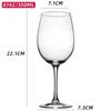 Taça de vidro criativa para uso doméstico, grande e pequena, taça de champanhe para vinho, coquetel, taça de conhaque, taça de vinho tinto