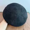 Boina retro de couro fosco estilo japonês para mulheres, perfeita para outono e inverno, fazendo o rosto parecer menor, versátil, elegante e com um clima de chapéu de pintor francês.