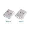 Suministro conector USB macho 180 grados 14 A macho corto inserción 180 grados núcleo de goma blanca salida de fábrica