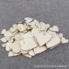 Acessórios artesanais DIY log madeira pêssego coração patch amor casamento suprimentos decorativos lascas de madeira especificações completas