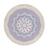 30cm Mandala Padrão Linho Impermeável Isolante Térmico Jogo Americano Redondo Estilo Boêmio Jogo Americano Atacado 1506