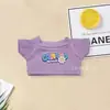 Ropa para muñeca de 10 cm, camiseta de manga corta, chaleco para muñeca, colección de atuendos para muñeca Labubu de 17 cm