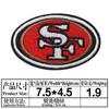 Parche de Tela Bordado con Hilo Bordado con Computadora Insignia Emblema de Equipo Logo de Equipo de la Liga Americana y Liga Nacional de la NFL con Respaldo Adhesivo para Planchar Parche